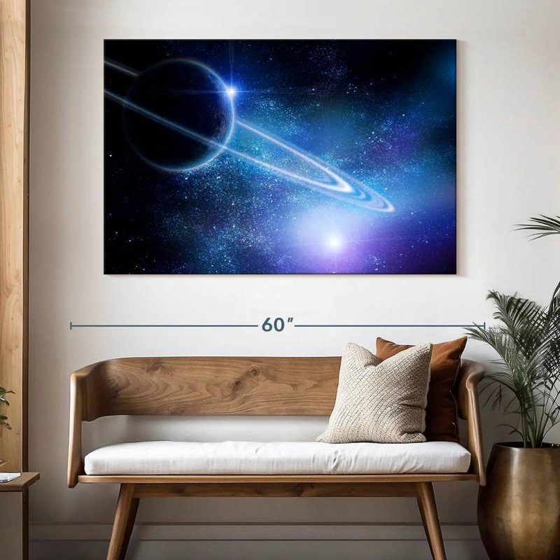 Oberle Ringed Saturn, 34" H x 51" W
