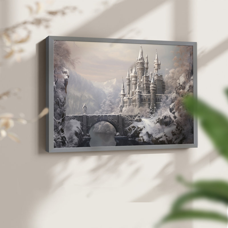 Landscape Series-CV -Framed Print - Restickable, 16" H x 20" W, Gray