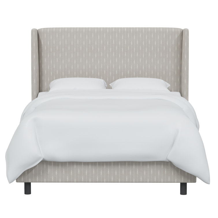 Tilly Upholstered Wingback Bed