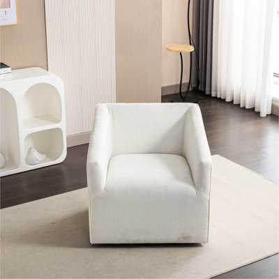 Fauteuil pivotant en chenille 360 pivotant - confortable pour l'espace de vie pivotant