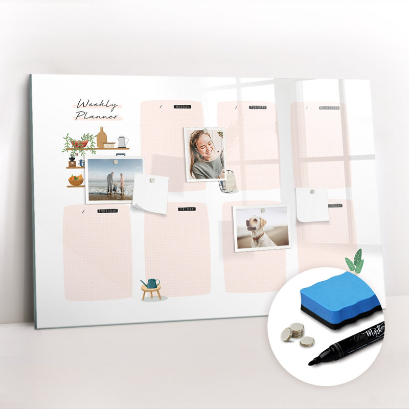Magnetic Glass Dry Erase Board
