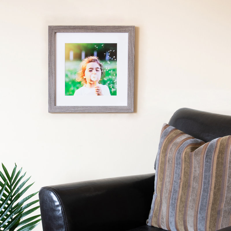 Orndorff Natural Matte Picture Frame, Gray, 8" x 8"