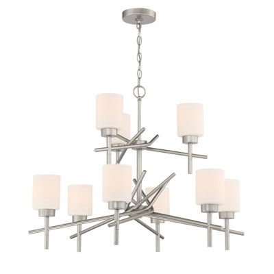 Lustre classique unique à 9 lumières Nedelia