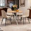 Round Metal Base Dining Table