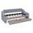 Twin Size Upholstered Daybed With Storage Armrests And USB Port-1150283797