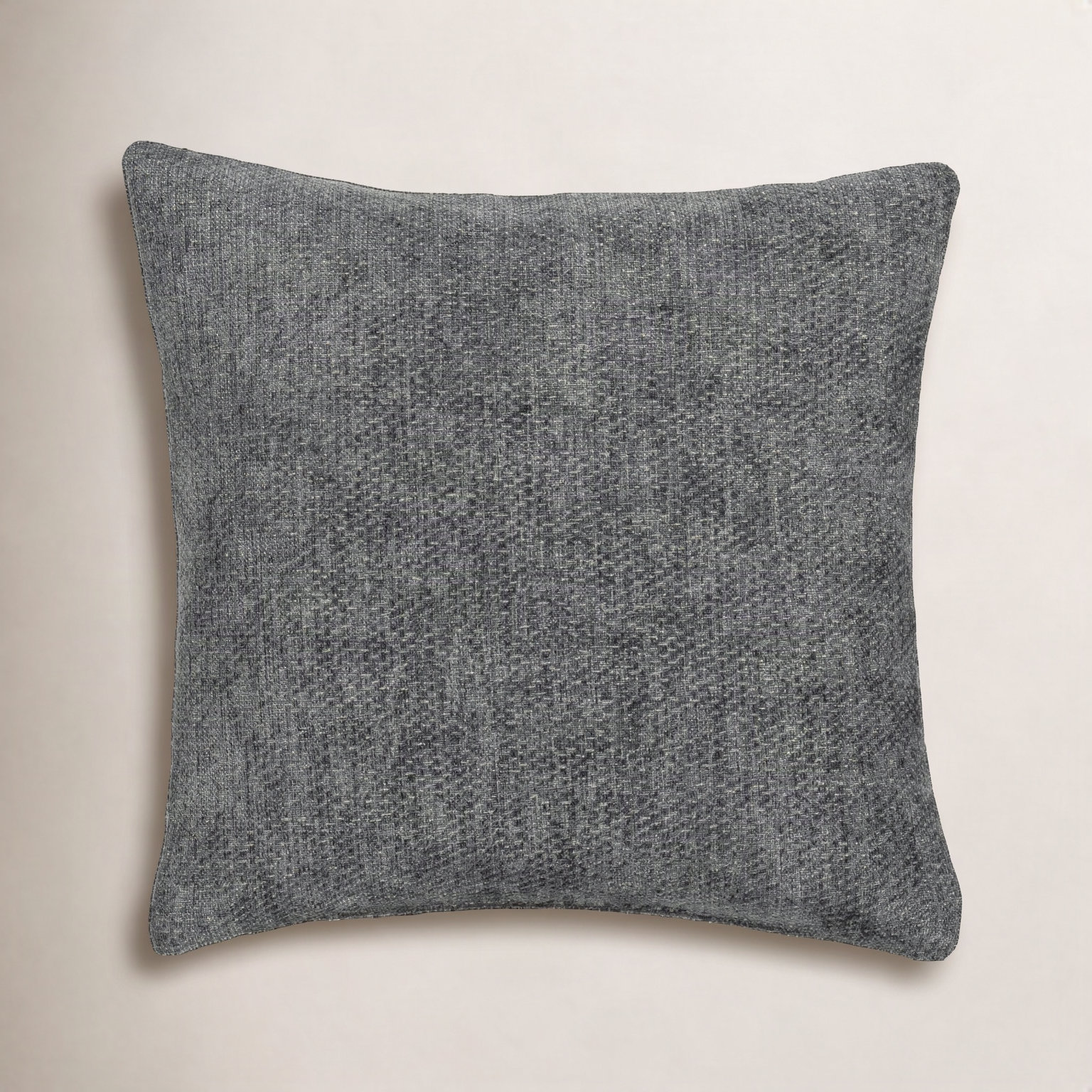 Throw Pillow, Feather, 20" x 20", Deep Blue