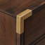 Commode 5 tiroirs en bois massif l 36 po