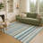 Machine Washable Indoor/Outdoor Drennen ACN2330 Stripes Rug-1550572447
