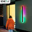 Ener-J Outdoor LED Wall Light RGB Colour Changing Matte Black Garden Modern Sconce-107286338