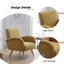 Modern Upholstered Accent Chair Armchair Fabric Reading Living Room Side Chair Rew-274322006