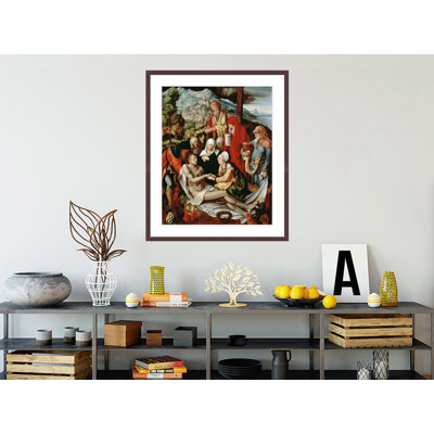 «Lamentation for Christ» par Albrecht Dürer, impression giclée sur cadre