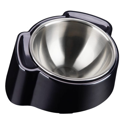Tilted Dog Food Bowl 15  Tilted Dog Food Bowl Stainless Steel Elevated Dog Food Bowl Splash Proof Elevated Dog Feeder