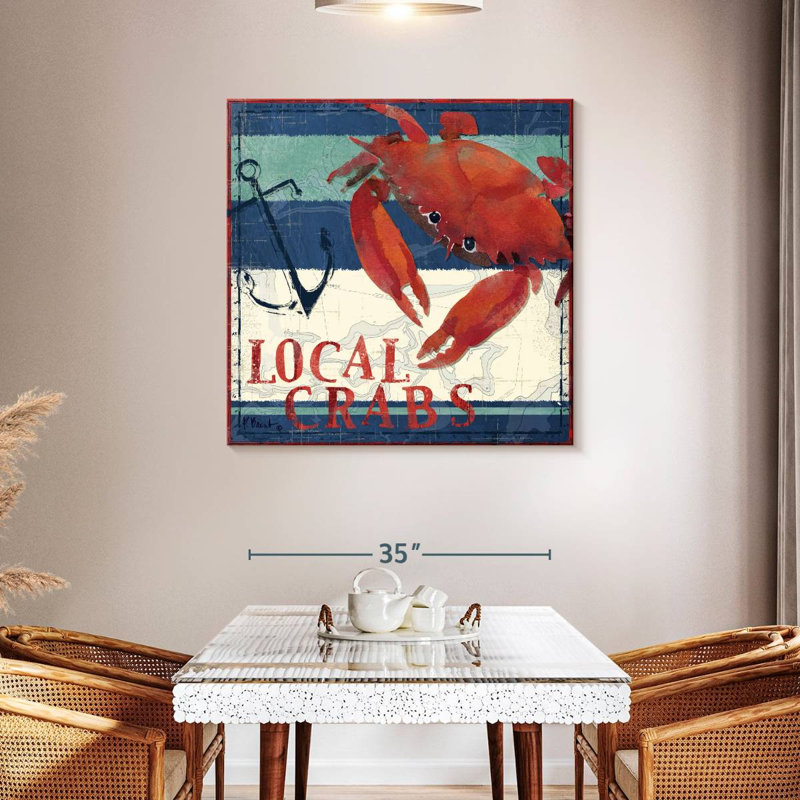 Brampt Deep Sea Crab, 39" H x 39" W