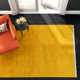 Clio Handmade Wool Yellow Rug