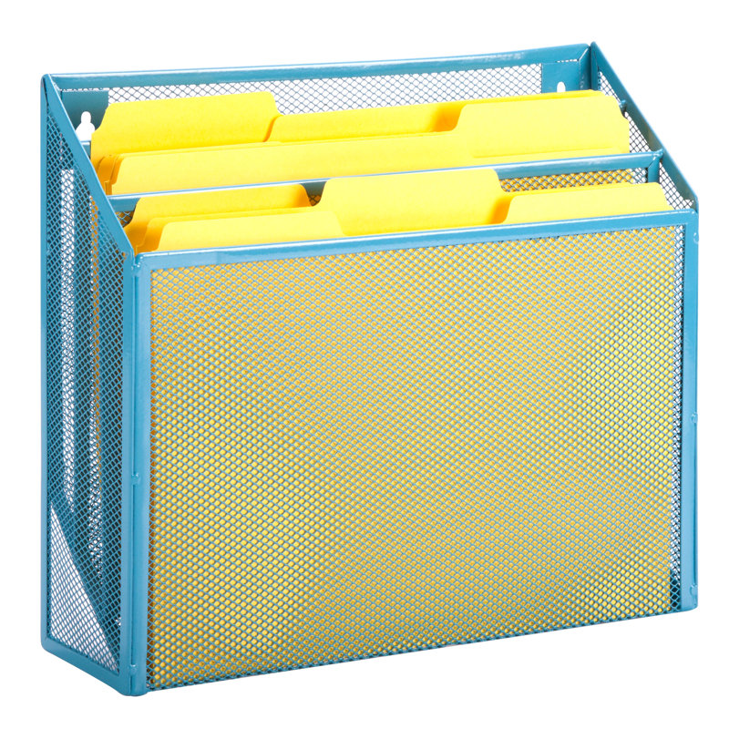 Vertical File Sorter, Blue