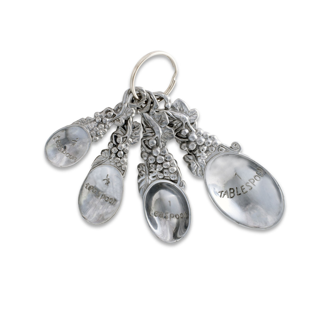 Arthur Court Designs Grape 4 -Piece Aluminum Measuring Spoon Set (Set of 4) Arthur Court Designs