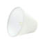 Abat-jour empire en tissu gaze (attache) blanc