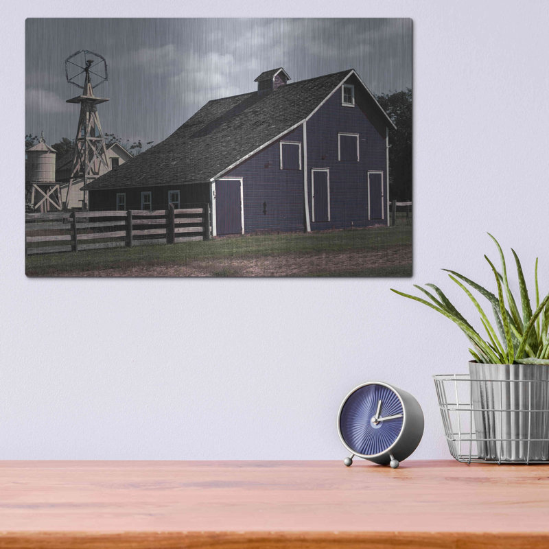 «Blue Barn» par Cindy Jacobs, H 12 po x l 16 po