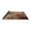 Tapis brun/orange/gris zone contemporaine-1761898120