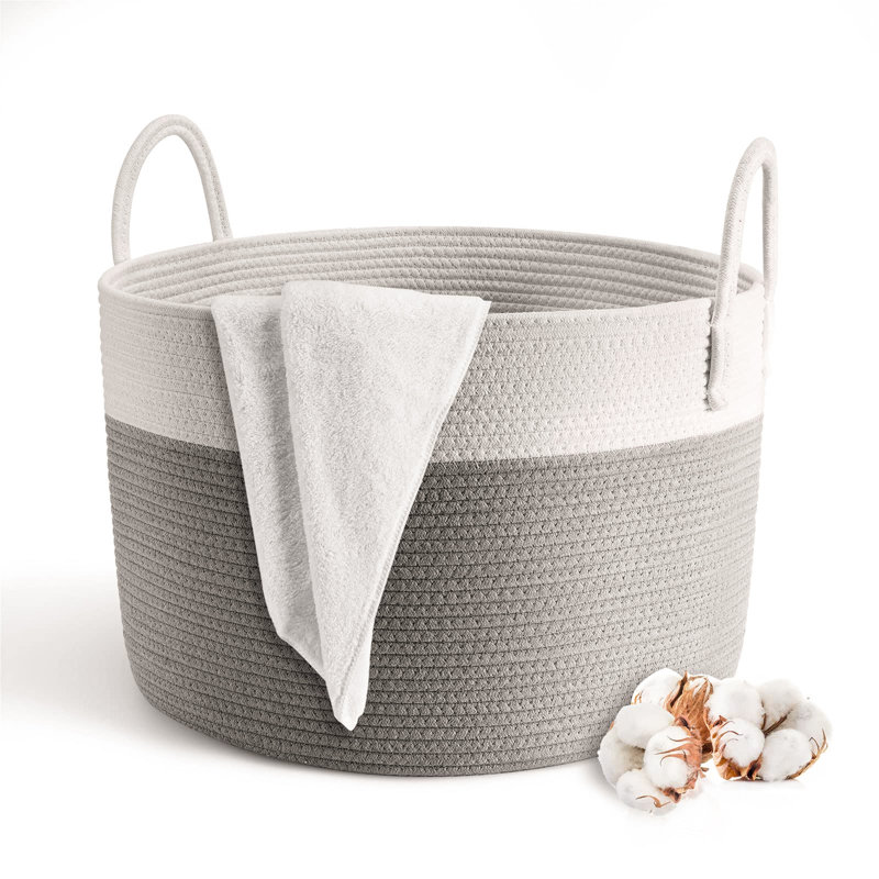 Fabric Laundry Basket with Handles