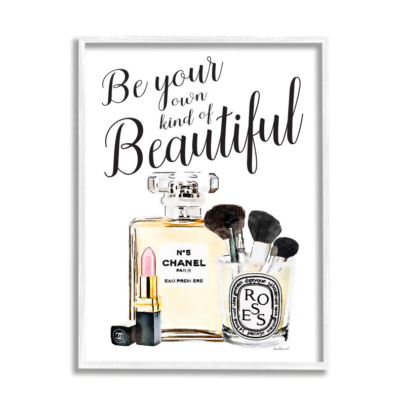 Be Your Own Kind of Beautiful White Framed Motivational Print