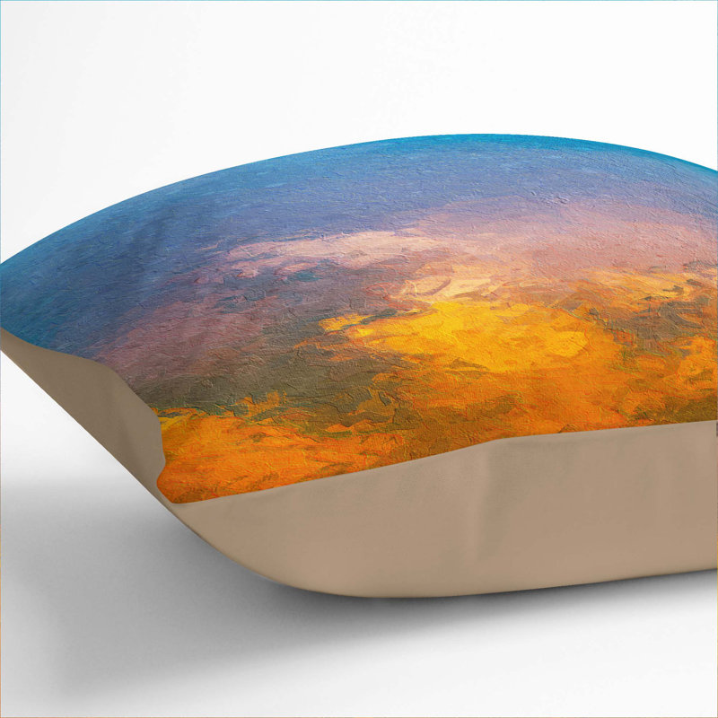 Square Cushion, Stone, 40cm H x 40cm W x 15cm D