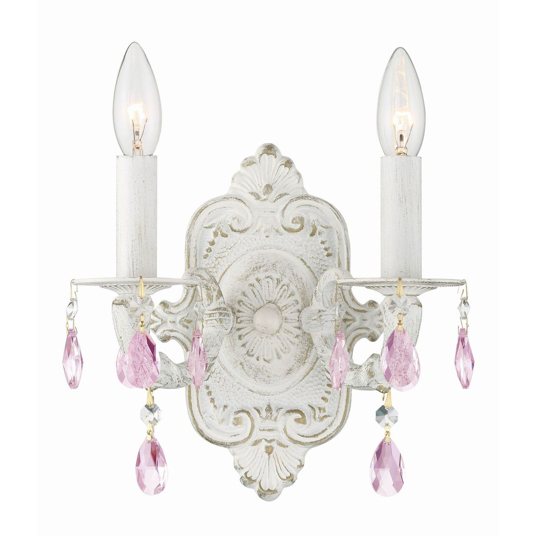 Abagail Candle Wall Light Gemma Violet 