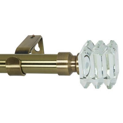 Dubhgan Adjustable Single Curtain Rod