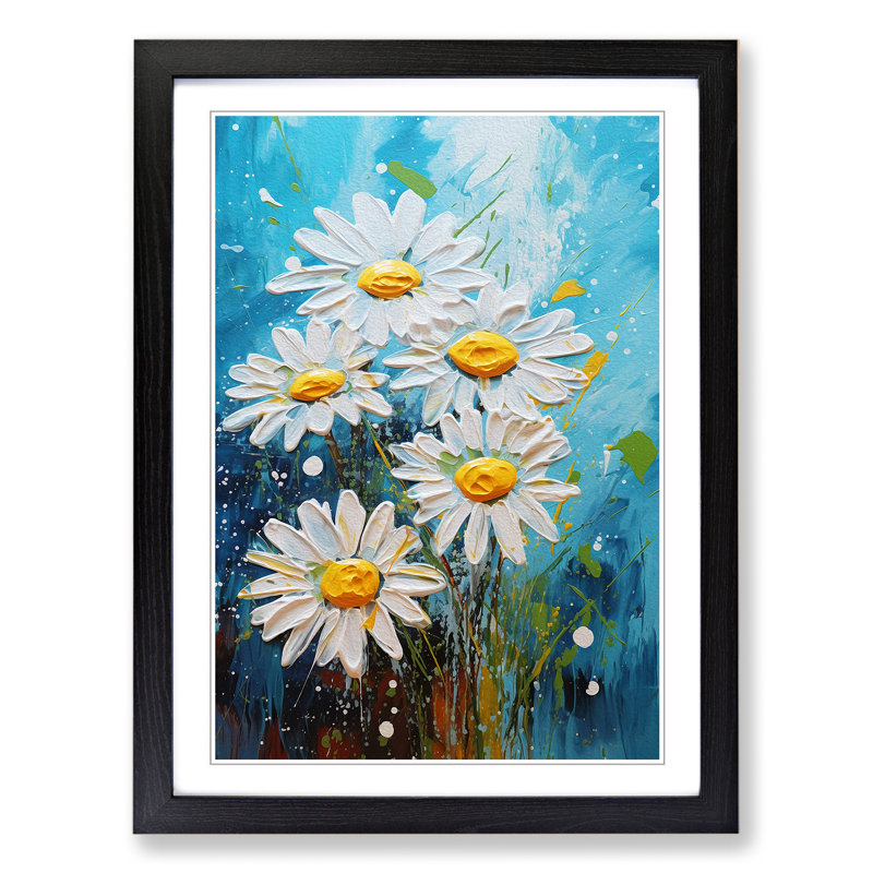 Single Picture Frame Print on Wood, Black Framed, 46cm H x 34cm W