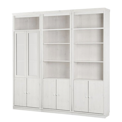 Marcellene 223cm H x 222cm W Bookcase
