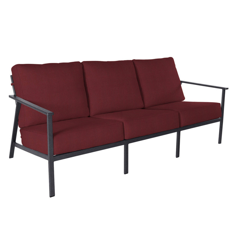 Marin Outdoor 3 - Seat Patio Sofa, Graphite, Chartres Truffle