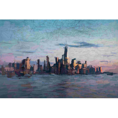 " Nyc Skyline On Water "