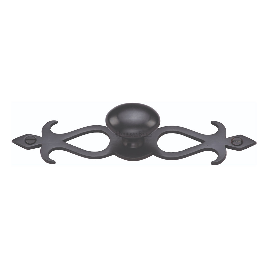Heritage Brass Heritage Cabinet Knob Oval/Backplate Design 32mm