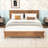 Wooden Platform Bed with Headboard-587496604-587496579