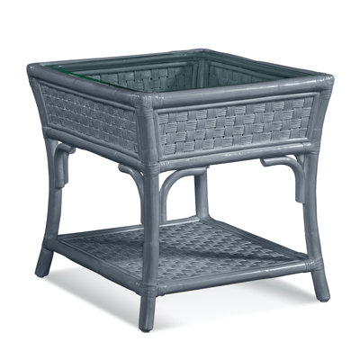 Boca Glass Top End Table