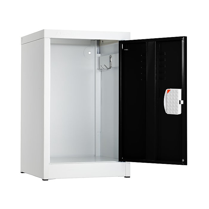 24" Black Steel Single Tier Storage Locker with Digital Lock