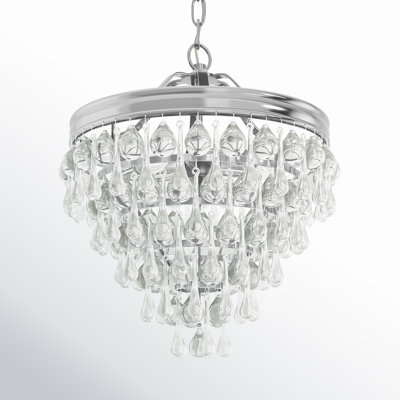 Omalley Dimmable Stainless Steel 3-Light Pendant