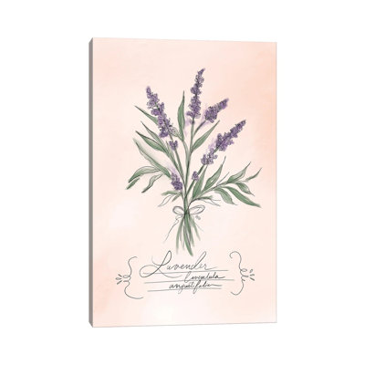 Lavender 1 Piece Wall Art on Canvas