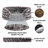 Ultra Plush Oval Donut Dog Bed-809269206-809269214