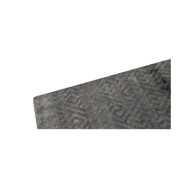 Tapis gris de haute qualité noué à la main