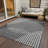 Elowen Charcoal Washable Indoor-Outdoor Rug - -1083578334