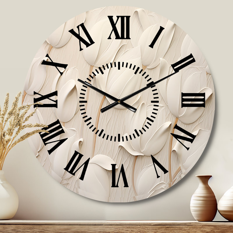 Horloge murale Minimalisme, Médium