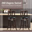 Tabouret de bar pivotant 29,5 po-775628892
