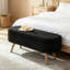 Banc de rangement avec repose-pieds ovale-892465272