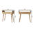 Celest 35.43'' Unfinished Solid Wood Console Table-145979423
