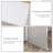 180? Rotating White L-Shaped Computer Desk with Storage, Drawer & Cabinet