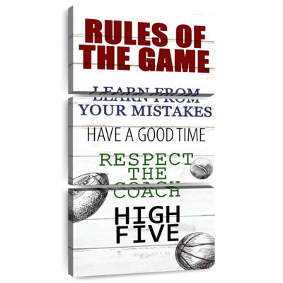 Rules Of The Game I