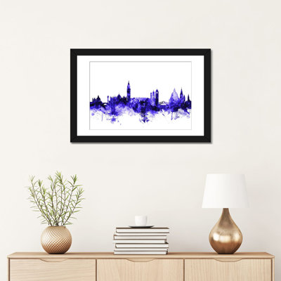 « venice, italie horizon » par michael tompsett, impression sur toile tendue