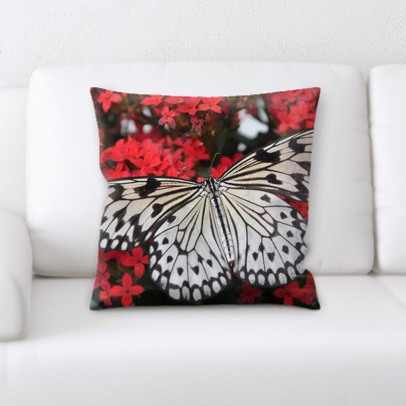 Coussin décoratif papillon