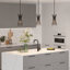 Luminaire suspendu unique en forme de sablier à 1 lumière Andromeda-1096147896